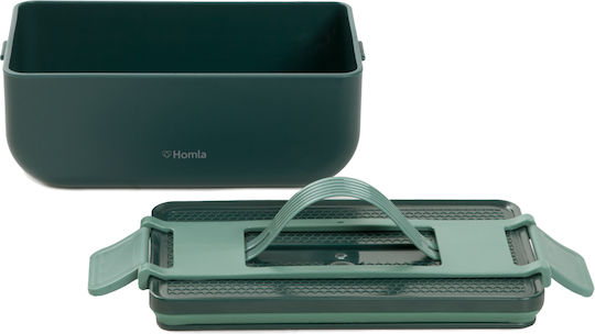 Homla Lunchbox Kunststoff Grün 600ml 1Stück