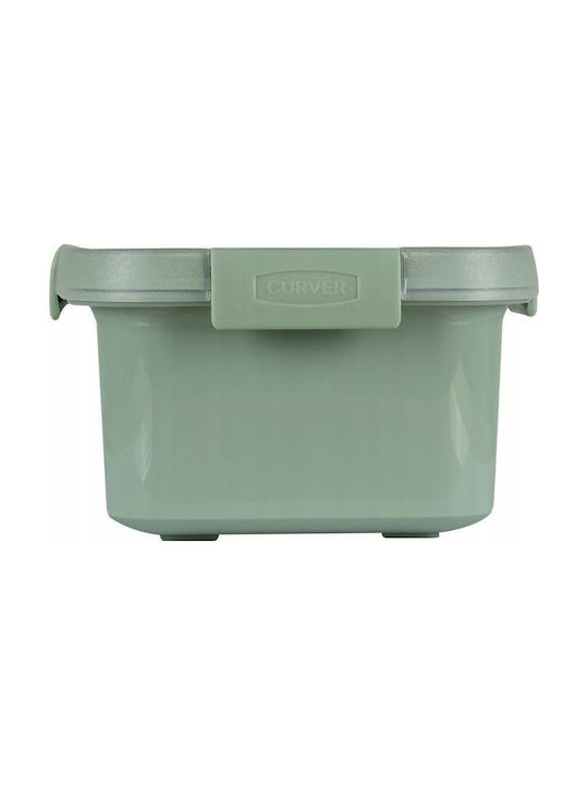Lunch Kit Square Food Container 1.1l Smart Eco To Go 16x16x9cm Soft Green