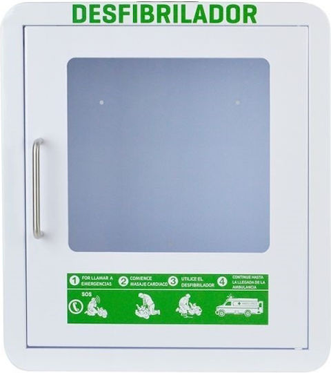 Metal Wall-Mounted Defibrillator Cabinet M2 Without Alarm