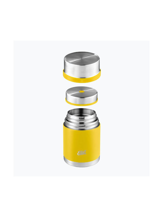 Esbit Inox Mittagsboxen Isolierte Lunchbox Gelbe 750ml