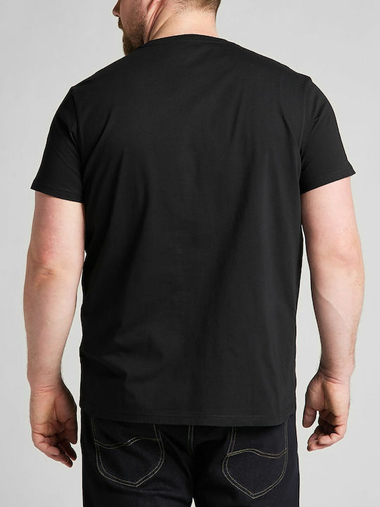Men's Short Sleeve Undershirts In Black Colour 2Pack