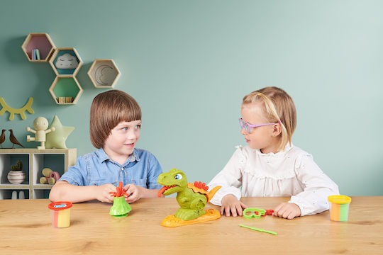 Dino Knete Spiel-Set Dino Max Für 3+ Alter 3 Stück