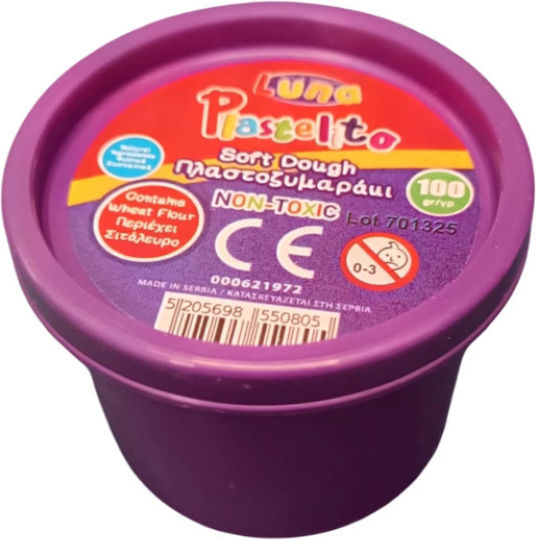 Luna Modelling Dough Plasticine For 3+ Years Purple