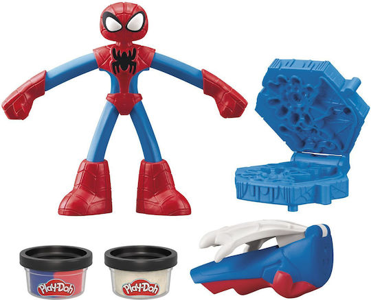 Hasbro Play-Doh Plasticină Set De Joc Spiderman Pentru 3+ Ani 2 Buc