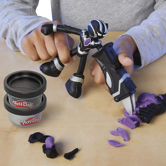 Hasbro Play-Doh Plasticină - Joc Black Panther Pentru 3+ Ani Black Panther - Cutting Claws
