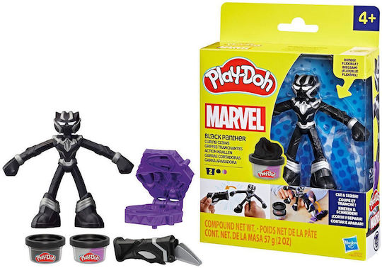 Hasbro Play-Doh Plasticină - Joc Black Panther Pentru 3+ Ani Black Panther - Cutting Claws