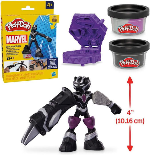 Hasbro Play-Doh Plasticină - Joc Black Panther Pentru 3+ Ani Black Panther - Cutting Claws