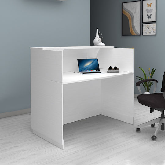 Megapap Gemini Επαγγελματικό Γραφείο Υποδοχής Π150xΒ70xΥ110cm