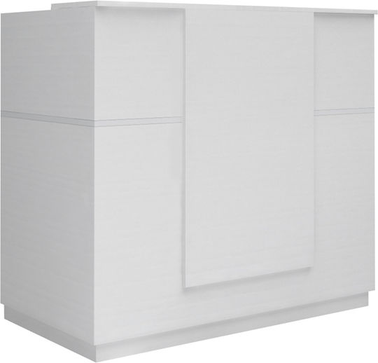 Megapap Gemini Επαγγελματικό Γραφείο Υποδοχής Π150xΒ70xΥ110cm