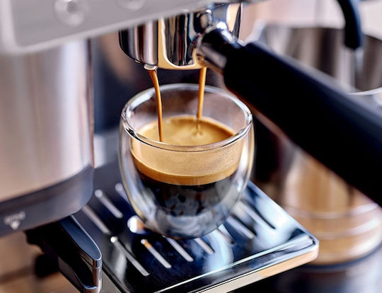 Ninja Luxe Cafe Premier Automatic Espresso Machine 1650W Pressure 15bar for Cappuccino with Grinder Silver