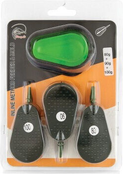 Feeder Method Baiting Set Bait Press Acc 04 Hd082 3 Pcs Set 80 90 100 G