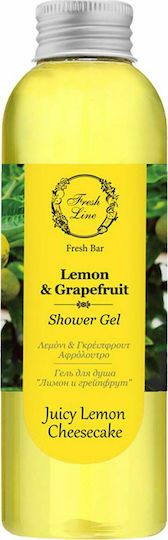 Fresh Line Gel De Duș Cu Lămâie Și Grapefruit Cu Glicerină Și Miros De Citrice 200ml