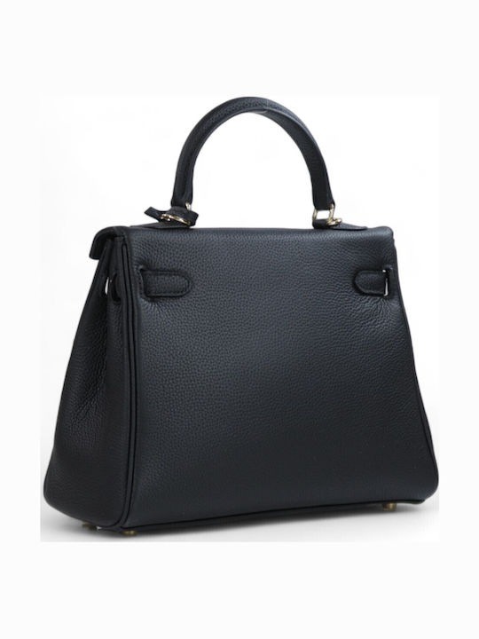 Leather Women's Bag Tote Handbag Black