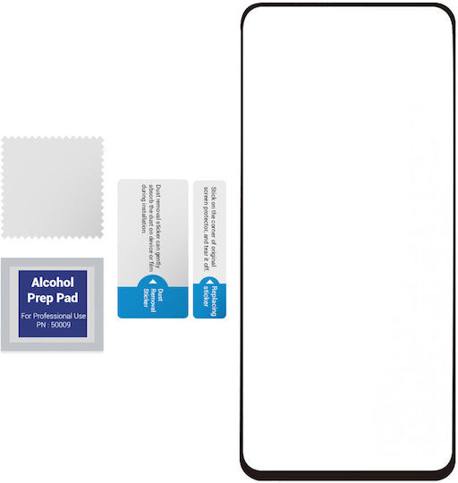 Lemontti 0.33mm Full Face Tempered Glass Black (Galaxy A80)