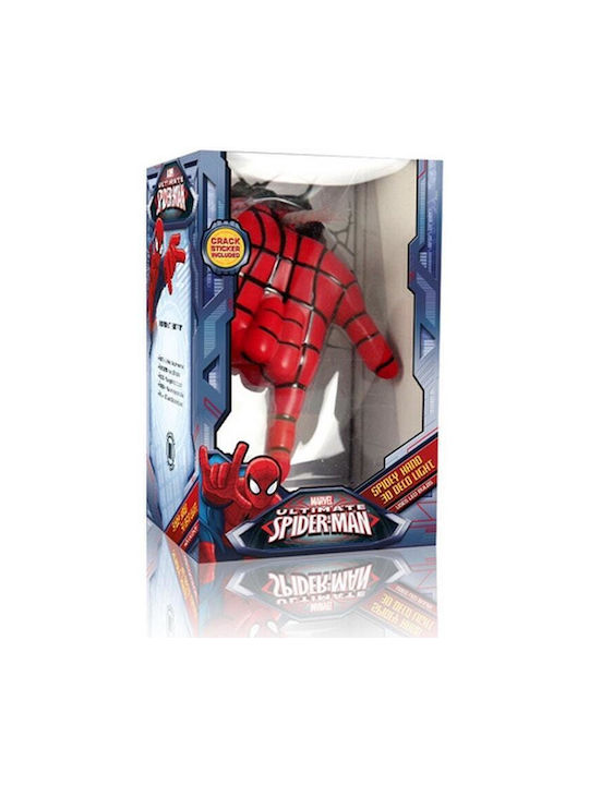 Abacus Led Kids Decorative Lamp The Source 3DL Spiderman Red