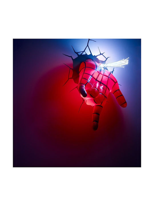 Abacus Led Kids Decorative Lamp The Source 3DL Spiderman Red