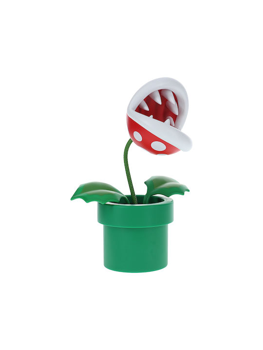 Paladone Παιδικό Διακοσμητικό Φωτιστικό Super Mario Mini Piranha Plant Πράσινο 21.3εκ.