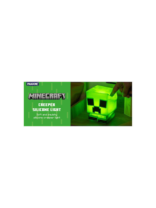 Paladone Παιδικό Διακοσμητικό Φωτιστικό Creeper Πράσινο 15x12.5x11.7εκ.