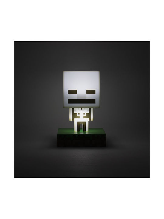 Paladone Kinder Dekorative Lampe Minecraft Skeleton Gray 11εκ.