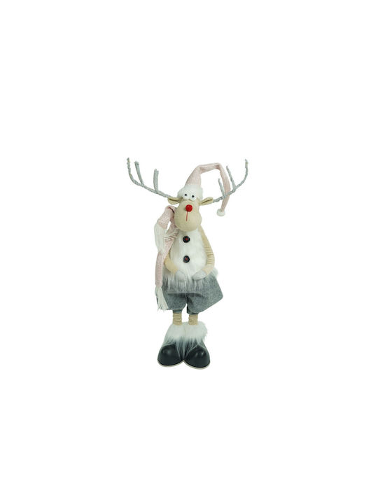 Hängender Rentier Ornament Gray