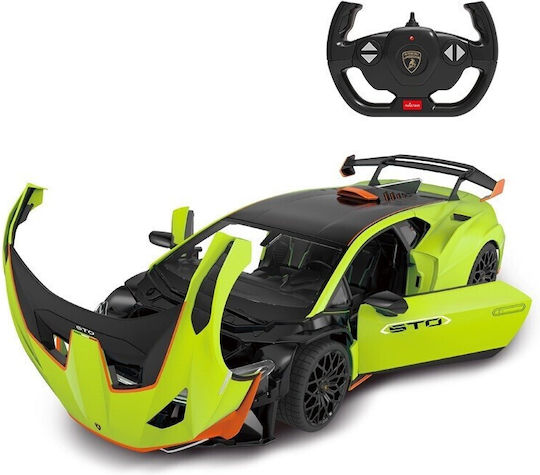 Дистанционно Управляем Автомобил Lamborghini Huracan Sto Зелен 1:14 Maщаб