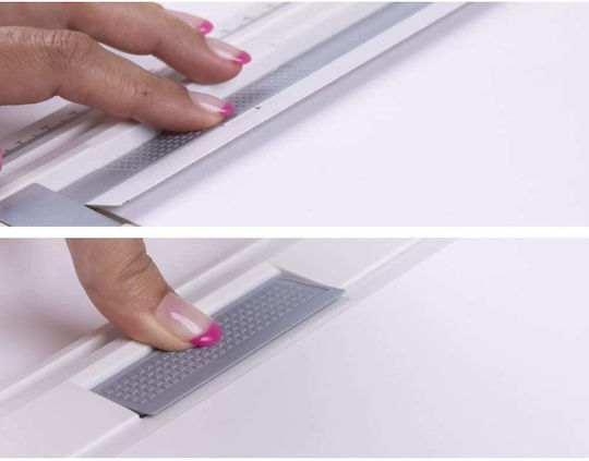A4 Tabla de Schițe Pentru Desen Tehnic Accesorii De Design De Studio Clește Șină Din Plastic Rezistent La Impact Alb
