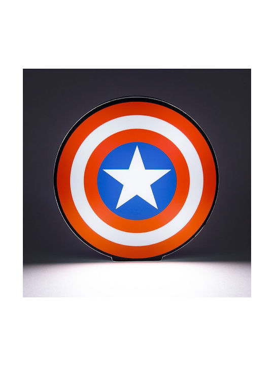 Paladone Παιδικό Διακοσμητικό Φωτιστικό Captain America Πολύχρωμο 15x15x15εκ.