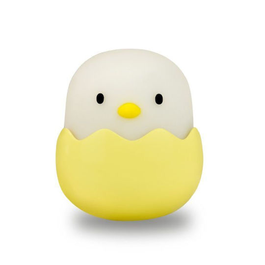 Mega Light Kids Decorative Lamp Eggy & Friends Baby Eggy Pastel Yellow 5x5x5.7cm Yellow
