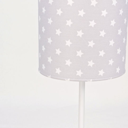 Veis Kinder Nachttischlampe Stars Gray 45εκ.