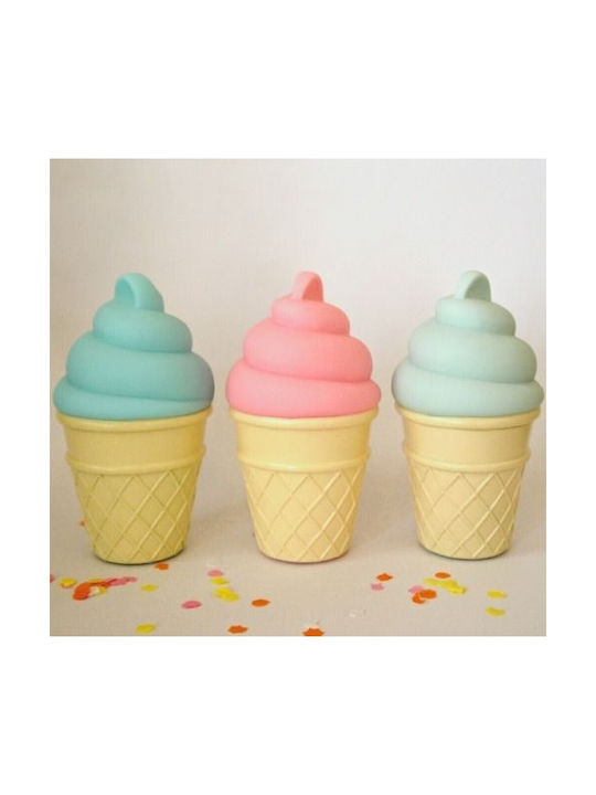 A Little Lovely Company Led Παιδικό Διακοσμητικό Φωτιστικό Ice Cream Ροζ