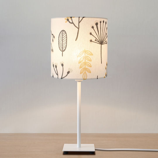 Veis Детска Лампа Портатив Scandinavian Floral Бял