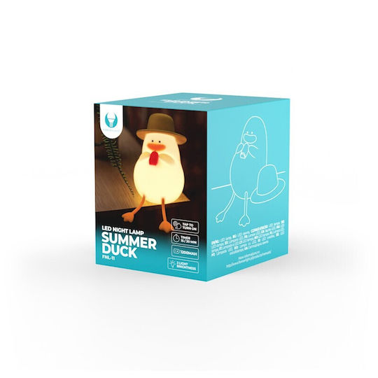 Forever Light LED Детско Декоративно Осветление Бял 16x12x10εκ.