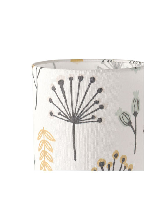 Veis Παιδικό Φωτιστικό Πορτατίφ Scandinavian Floral Λευκό