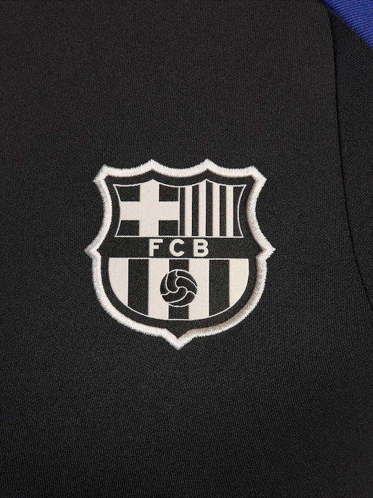 FC Barcelona Dri-FIT Strike Dri-Fit Αθλητικό T-shirt Μαύρο