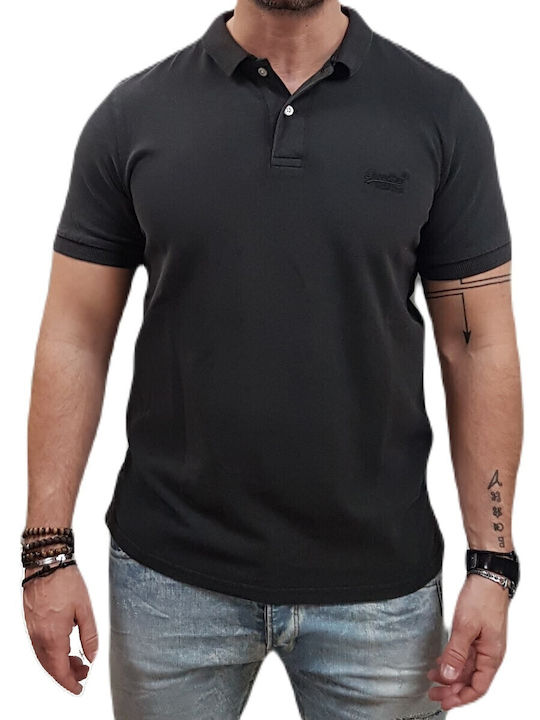 D2 Ovin Vint Polo T-Shirt Black
