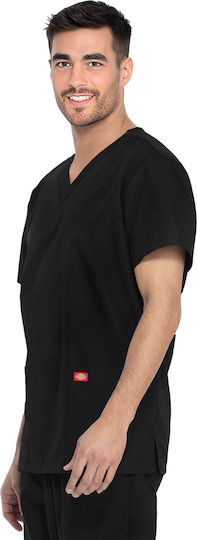 Dickies Unisex Σετ Ιατρικό Παντελόνι και Μπλούζα Μαύρο από Βαμβάκι και Πολυεστέρα