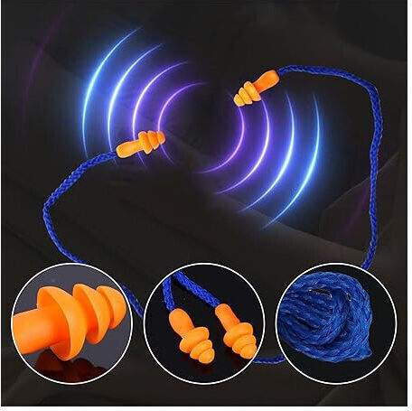 Dopuri De Urechi Din Silicon Cu Șnur De Siguranță X00266S1G9 40 Bucăți