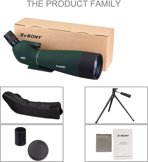 Svbony Sv28 Telescoape Tripod Adaptor pentru Telefon Mobil la 45 de Grade Bak-4 20x-60x 80mm Ip65 Rezistent la Apă