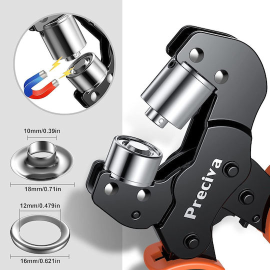 Set Profesional de Instrumente Mici Diverse pentru Montaj 10 Mm Cap Magnetic Capete Sistem cu Cheie Ratchet pentru 500 Țevi de Pvc Banneri Tarpuri Carton Preciva
