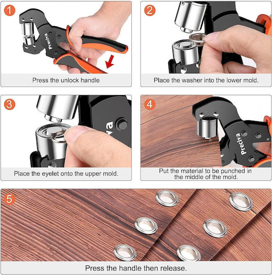 Set Profesional de Instrumente Mici Diverse pentru Montaj 10 Mm Cap Magnetic Capete Sistem cu Cheie Ratchet pentru 500 Țevi de Pvc Banneri Tarpuri Carton Preciva