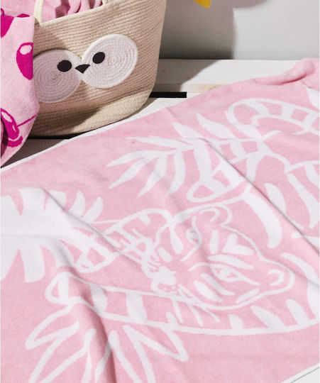 Kentia Tora Kids Beach Towel Light Blue 140x70cm