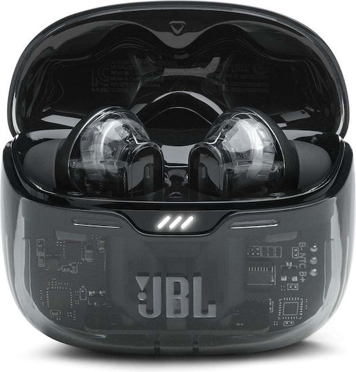 JBL Tune Beam In-ear Bluetooth Handsfree Earphones with Sweat Resistance and Charging Case Ghost Edition