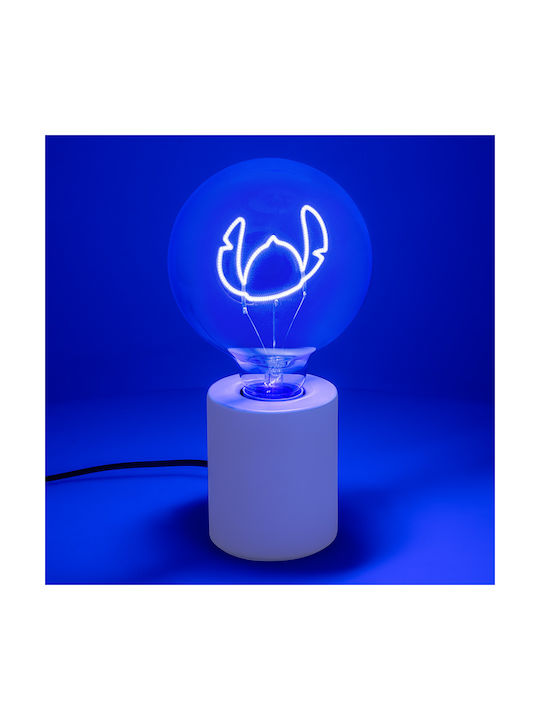 PCMerch Lampă decorativă pentru copii Neon Bulb Stitch Transparent 18x13x18εκ.