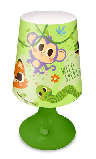 Kids Licensing Led Kids Portable Lamp Green 9εκ.
