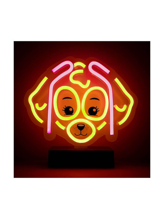 Paw Patrol LED Kinder Dekorative Lampe Mehrfarbig 25x25cm