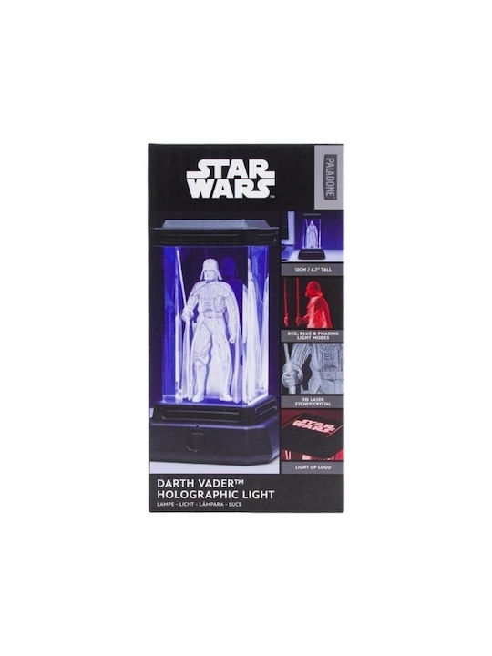 Paladone Παιδικό Διακοσμητικό Φωτιστικό Darth Vader με Εναλλαγές Χρωματισμών Διάφανο