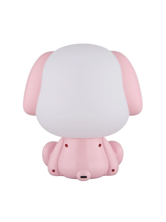Globo Lighting Led Kids Decorative Lamp Pink 20x18x15εκ.