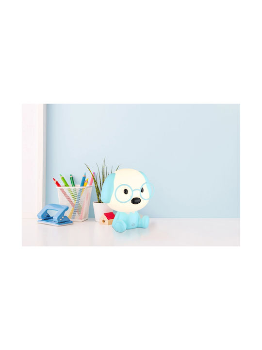 Globo Lighting Led Kids Decorative Lamp Blue 20x18x15εκ.