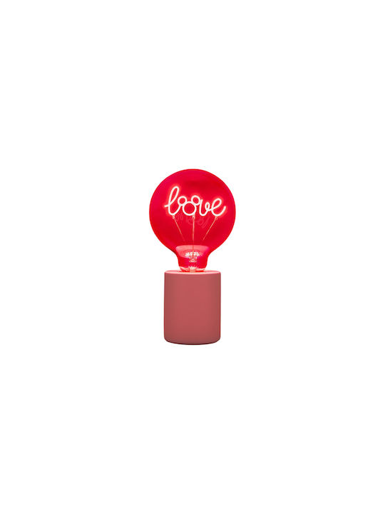 Paladone Kids Decorative Lamp Neon Bulb Mickey Mouse Love Red 13x13x18cm