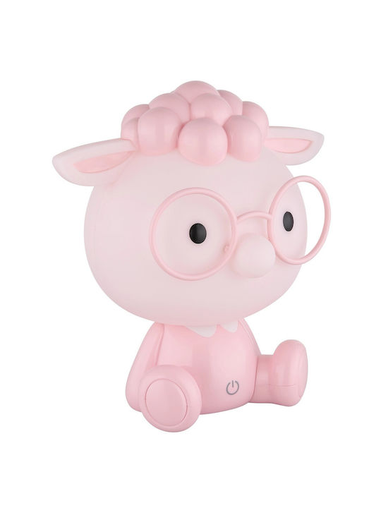 Globo Lighting Lumini LED Lampă decorativă pentru copii Atingere Roz 22x21x15εκ.